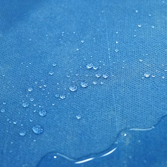 주문을 받아서 만들어진 의학 비 길쌈된 PP Spunbond 비 길쌈된 PE에 의하여 박판으로 만들어지는 부직포 PP+ PE 입히는 부직포